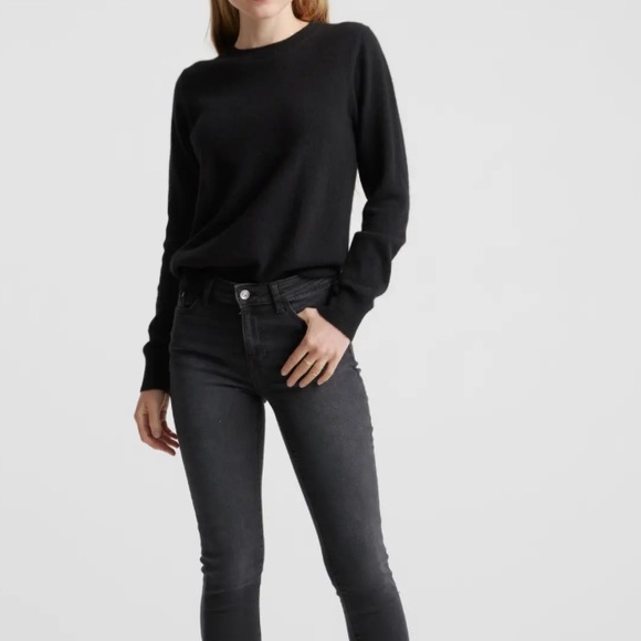 Mongolian Cashmere Crewneck Sweater - Picture 2 of 9